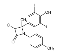 3-chloro-4-(4-hydroxy-3,5-diiodophenyl)-4-methyl-1-(p-tolyl)azetidin-2-one CAS:686966-10-9 manufacturer & supplier