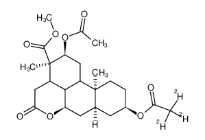 methyl (2S,3R,6aR,7aS,9R,11aS)-2-acetoxy-9-(acetoxy-d3)-3,11a-dimethyl-5-oxohexadecahydrodibenzo[de,g]chromene-3-carboxylate CAS:68702-91-0 manufacturer & supplier