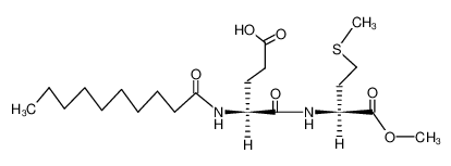 (S)-2-((S)-4-Carboxy-2-decanoylamino-butyrylamino)-4-methylsulfanyl-butyric acid methyl ester CAS:68706-09-2 manufacturer & supplier