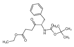 ethyl (5S)-6-phenyl-5-[(tert-butyloxycarbonyl)amino]-4-oxo-hexanoate CAS:68709-74-0 manufacturer & supplier