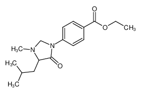 4-(4-isobutyl-3-methyl-5-oxo-imidazolidin-1-yl)-benzoic acid ethyl ester CAS:68712-73-2 manufacturer & supplier