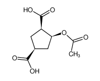 (+/-)-(1β,3β,4β)-4-acetoxy-1,3-cyclopentanedicarboxylic acid CAS:68715-59-3 manufacturer & supplier