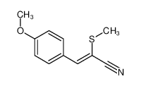 3-(4-methoxyphenyl)-2-methylsulfanylprop-2-enenitrile CAS:68716-83-6 manufacturer & supplier