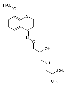 8-Methoxy-thiochroman-4-one O-(2-hydroxy-3-isobutylamino-propyl)-oxime CAS:68717-89-5 manufacturer & supplier