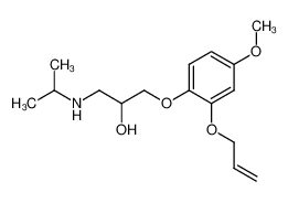 1-(2-Allyloxy-4-methoxy-phenoxy)-3-isopropylamino-propan-2-ol CAS:68719-80-2 manufacturer & supplier