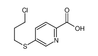 5-(3-chloropropylsulfanyl)pyridine-2-carboxylic acid CAS:68719-94-8 manufacturer & supplier