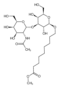 9-[(2R,3R,4S,5S,6R)-4-((2R,3R,4R,5R,6R)-3-Acetylamino-4,5-dihydroxy-6-hydroxymethyl-tetrahydro-pyran-2-yloxy)-3,5-dihydroxy-6-hydroxymethyl-tetrahydro-pyran-2-yloxy]-nonanoic acid methyl ester CAS:68733-34-6 manufacturer & supplier