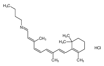 (1E,2E,4Z,6E,8E)-N-butyl-3,7-dimethyl-9-(2,6,6-trimethylcyclohex-1-en-1-yl)nona-2,4,6,8-tetraen-1-imine hydrochloride CAS:68737-90-6 manufacturer & supplier