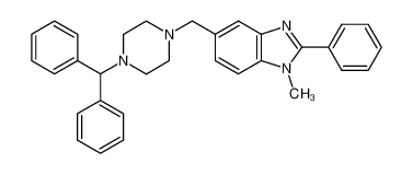 5-(4-benzhydryl-piperazin-1-ylmethyl)-1-methyl-2-phenyl-1H-benzoimidazole CAS:68740-76-1 manufacturer & supplier