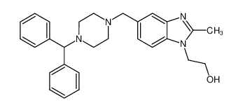 2-[5-(4-benzhydryl-piperazin-1-ylmethyl)-2-methyl-benzoimidazol-1-yl]-ethanol CAS:68740-85-2 manufacturer & supplier