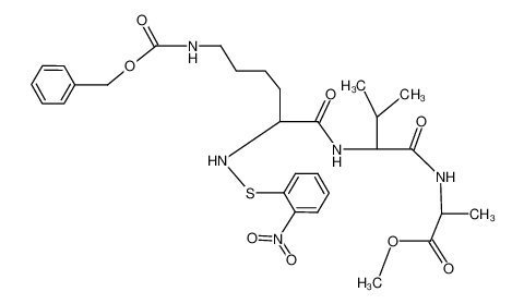 2-{2-[6-Benzyloxycarbonylamino-2-(2-nitro-phenylsulfanylamino)-hexanoylamino]-3-methyl-butyrylamino}-propionic acid methyl ester CAS:68742-75-6 manufacturer & supplier