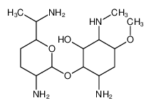 3-amino-2-[3-amino-6-(1-aminoethyl)oxan-2-yl]oxy-5-methoxy-6-(methylamino)cyclohexan-1-ol CAS:68743-78-2 manufacturer & supplier