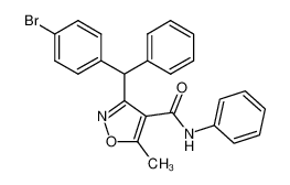 3-(4-bromo-benzhydryl)-5-methyl-isoxazole-4-carboxylic acid anilide CAS:68745-67-5 manufacturer & supplier