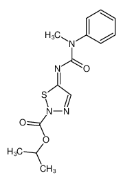 5-(methyl-phenyl-carbamoylimino)-5H-[1,2,3]thiadiazole-2-carboxylic acid isopropyl ester CAS:68755-70-4 manufacturer & supplier