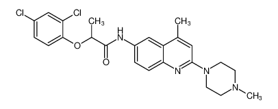 2-(2,4-dichlorophenoxy)-N-(4-methyl-2-(4-methylpiperazin-1-yl)quinolin-6-yl)propanamide CAS:687565-87-3 manufacturer & supplier