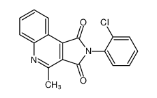 1H-Pyrrolo[3,4-c]quinoline-1,3(2H)-dione, 2-(2-chlorophenyl)-4-methyl- CAS:687573-48-4 manufacturer & supplier