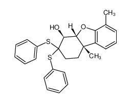 (4S,4aR,9bS)-6,9b-Dimethyl-3,3-bis-phenylsulfanyl-1,2,3,4,4a,9b-hexahydro-dibenzofuran-4-ol CAS:68758-49-6 manufacturer & supplier