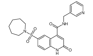 6-(azepan-1-ylsulfonyl)-2-oxo-N-(pyridin-3-ylmethyl)-1,2-dihydroquinoline-4-carboxamide CAS:687590-00-7 manufacturer & supplier