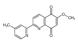 5,8-Quinolinedione, 6-methoxy-2-(4-methyl-2-pyridinyl)- CAS:687637-67-8 manufacturer & supplier