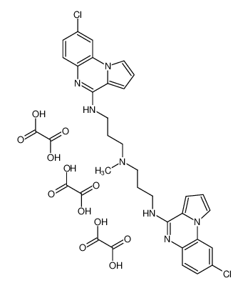 N1-(8-chloropyrrolo[1,2-a]quinoxalin-4-yl)-N3-(3-((8-chloropyrrolo[1,2-a]quinoxalin-4-yl)amino)propyl)-N3-methylpropane-1,3-diamine trioxalate CAS:687638-25-1 manufacturer & supplier