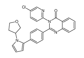 3-(5-chloropyridin-2-yl)-2-(4-(1-(tetrahydrofuran-3-yl)-1H-pyrrol-2-yl)phenyl)quinazolin-4(3H)-one CAS:687639-41-4 manufacturer & supplier