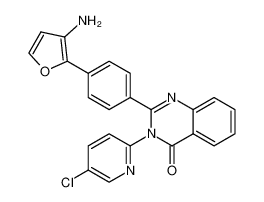 2-(4-(3-aminofuran-2-yl)phenyl)-3-(5-chloropyridin-2-yl)quinazolin-4(3H)-one CAS:687639-88-9 manufacturer & supplier