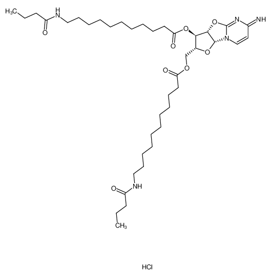 (3aS)-6-amino-3c-(11-butyrylamino-undecanoyloxy)-2t-(11-butyrylamino-undecanoyloxymethyl)-(3ar,9ac)-2,3,3a,9a-tetrahydro-furo[2',3':4,5]oxazolo[3,2-a]pyrimidinylium; chloride CAS:68768-92-3 manufacturer & supplier