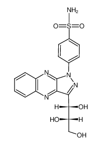 4-[3-(1,2,3-trihydroxy-propyl)-pyrazolo[3,4-b]quinoxalin-1-yl]-benzenesulfonamide CAS:68774-35-6 manufacturer & supplier