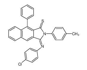 3-[(Z)-4-Chloro-phenylimino]-9-phenyl-2-p-tolyl-2,3-dihydro-benzo[f]isoindole-1-thione CAS:68775-66-6 manufacturer & supplier