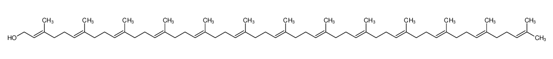 2,6,10,14,18,22,26,30,34,38,42,46,50-Dopentacontatridecaen-1-ol,3,7,11,15,19,23,27,31,35,39,43,47,51-tridecamethyl-,(2E,6E,10E,14E,18E,22E,26E,30E,34E,38E,42E,46E)- CAS:68778-94-9 manufacturer & supplier