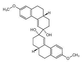 (3S,10aR,3'S,10'aR)-7,7'-Dimethoxy-1,9,10,10a,1',9',10',10'a-octahydro-2H,2'H-[3,3']biphenanthrenyl-3,3'-diol CAS:68782-34-3 manufacturer & supplier