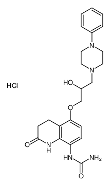 5-[2-hydroxy-3-(4-phenyl-1-piperazinyl)]propoxy-8-ureido-3,4-dihydrocarbostyril hydrochloride CAS:68788-70-5 manufacturer & supplier