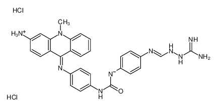 1-[4-[(3-amino-10-methylacridin-10-ium-9-yl)amino]phenyl]-3-[4-[[2-(diaminomethylidene)hydrazinyl]methylideneamino]phenyl]urea,chloride,hydrochloride CAS:68798-20-9 manufacturer & supplier