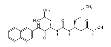 (S)-N-hydroxy-3-(3-((S)-4-methyl-1-(naphthalen-2-ylamino)-1-oxopentan-2-yl)ureido)heptanamide CAS:688002-86-0 manufacturer & supplier