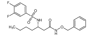 (S)-N-(benzyloxy)-3-((3,4-difluorophenyl)sulfonamido)heptanamide CAS:688003-51-2 manufacturer & supplier