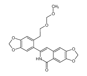 7-[6-(2-methoxymethoxyethyl)benzo[1,3]dioxol-5-yl]-6H-[1,3]dioxolo[4,5-g]isoquinolin-5-one CAS:688006-47-5 manufacturer & supplier