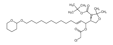 (S)-4-[(E)-(R)-1-(2-Chloro-acetoxy)-13-(tetrahydro-pyran-2-yloxy)-tridec-2-enyl]-2,2-dimethyl-oxazolidine-3-carboxylic acid tert-butyl ester CAS:688008-50-6 manufacturer & supplier