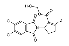 ethyl 5-(5,6-dichloro-1,3-dioxoisoindolin-2-yl)cyclopent-1-ene-1-carboxylate-2-d CAS:688013-08-3 manufacturer & supplier