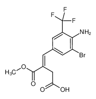 2-[1-(4-amino-3-bromo-5-trifluoromethyl-phenyl)-meth-(E)-ylidene]-succinic acid-1-methyl ester CAS:688020-72-6 manufacturer & supplier