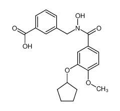 3-((3-(cyclopentyloxy)-N-hydroxy-4-methoxybenzamido)methyl)benzoic acid CAS:688035-53-2 manufacturer & supplier