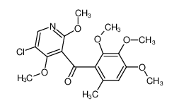 3-(2,3,4-trimethoxy-6-methylbenzoyl)-5-chloro-2,4-dimethoxypyridine CAS:688046-39-1 manufacturer & supplier