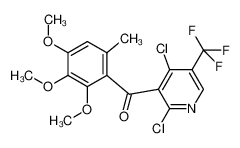 3-(2,3,4-trimethoxy-6-methylbenzoyl)-2,4-dichloro-5-trifluoromethylpyridine CAS:688046-55-1 manufacturer & supplier