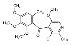 4-(2,3,4-trimethoxy-6-methylbenzoyl)-3-chloro-5-methoxy-2-methylpyridine CAS:688046-67-5 manufacturer & supplier