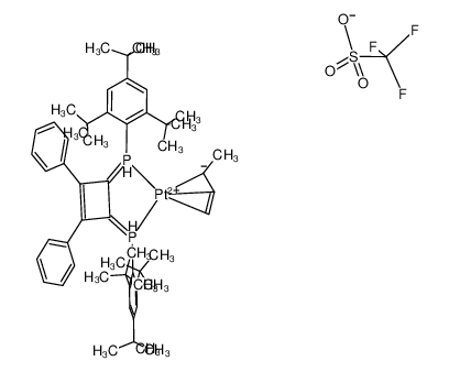 [Pt(η3-1-methylallyl)(1,2-diphenyl-3,4-bis[(2,4,6-tri-tert-butylphenyl)phosphinidene]cyclobutene)]OTf CAS:688048-56-8 manufacturer & supplier