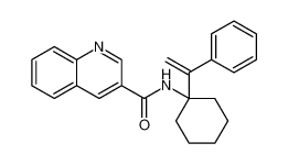 3-Quinolinecarboxamide, N-[1-(1-phenylethenyl)cyclohexyl]- CAS:688063-69-6 manufacturer & supplier