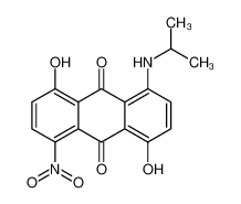 1,5-dihydroxy-4-nitro-8-(propan-2-ylamino)anthracene-9,10-dione CAS:68808-55-9 manufacturer & supplier