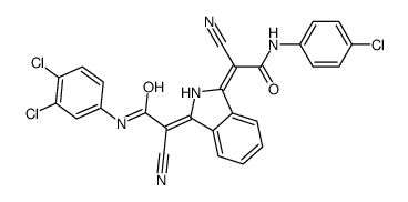 (2E)-N-(4-chlorophenyl)-2-cyano-2-[(3Z)-3-[1-cyano-2-(3,4-dichloroanilino)-2-oxoethylidene]isoindol-1-ylidene]acetamide CAS:68808-69-5 manufacturer & supplier