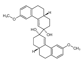 (3S,10aR,3'S,10'aR)-6,6'-Dimethoxy-1,9,10,10a,1',9',10',10'a-octahydro-2H,2'H-[3,3']biphenanthrenyl-3,3'-diol CAS:68813-13-8 manufacturer & supplier