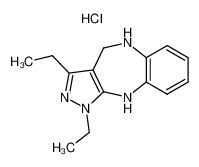 1,3-Diethyl-3,4,9,10-tetrahydro-2,3,4,9-tetraaza-benzo[f]azulene; hydrochloride CAS:68826-98-2 manufacturer & supplier