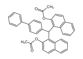 Acetic acid 1-[(2-acetoxy-naphthalen-1-yl)-biphenyl-4-yl-methyl]-naphthalen-2-yl ester CAS:68828-42-2 manufacturer & supplier